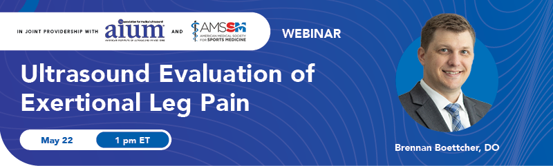 Ultrasound Evaluation of Exertional Leg Pain