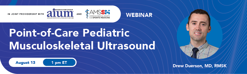 Point-of-Care Pediatric Musculoskeletal Ultrasound